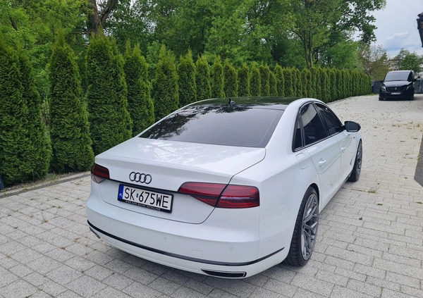 Audi A8 cena 165000 przebieg: 114000, rok produkcji 2015 z Katowice małe 191